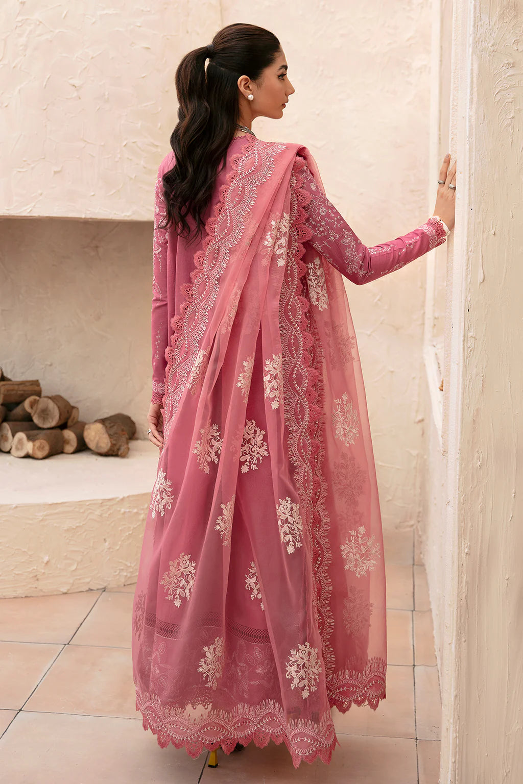 Afrozeh - Embroidered Lawn Suit - AFZ-343