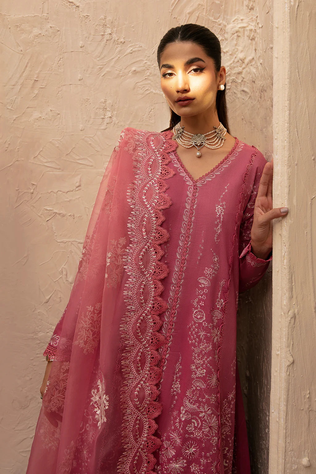 Afrozeh - Embroidered Lawn Suit - AFZ-343