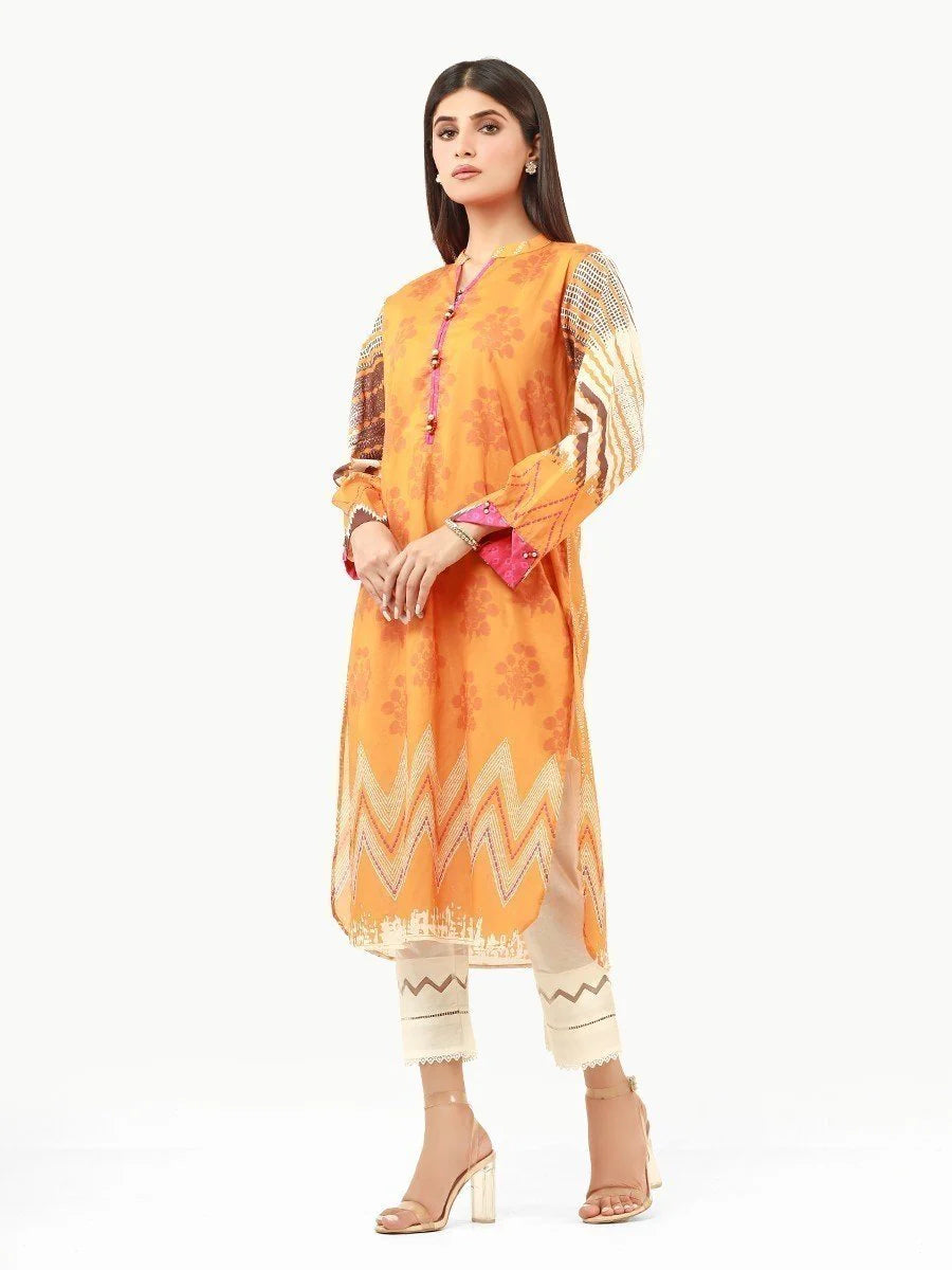 Edenrobe - Pret Printed Lawn Shirt - EDN-346