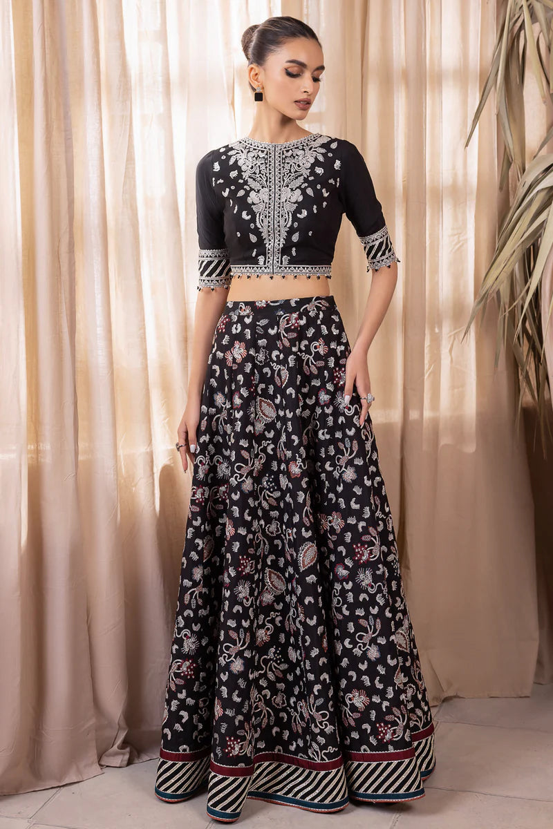 Brand Jazmin Embroidered Raw Silk 3 Pieces - JZ-179 - Tarz-e-Mashriq