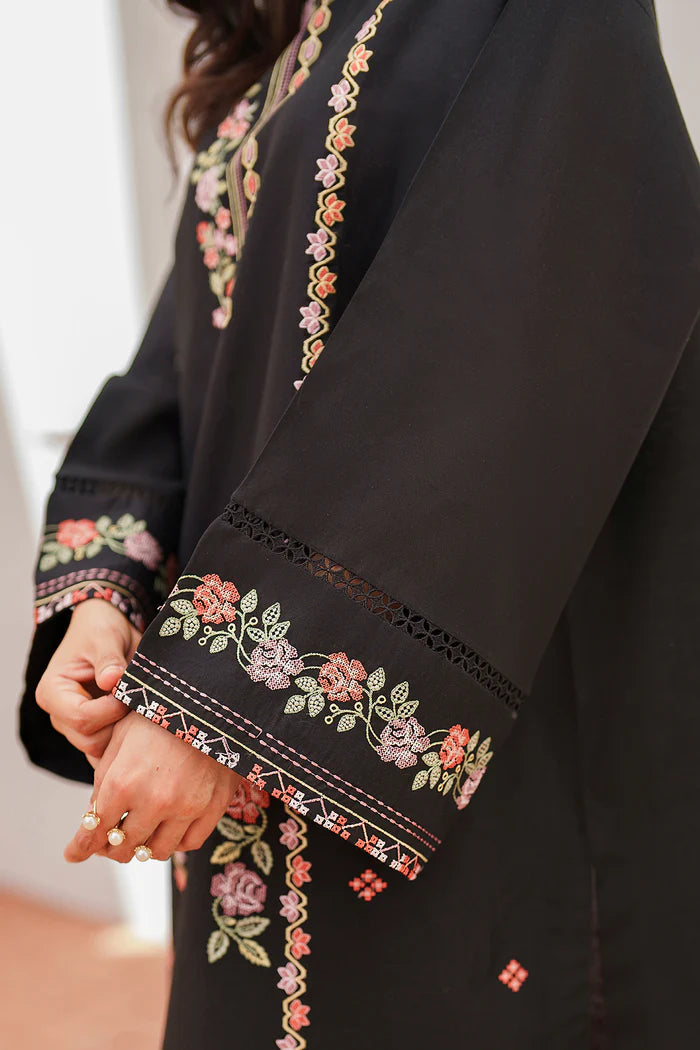 Brand Baroque - Embroidered Lawn Shirt with Cotton Trouser 2-Piece Outfit - BAR-235 - Tarz-e-Mashriq