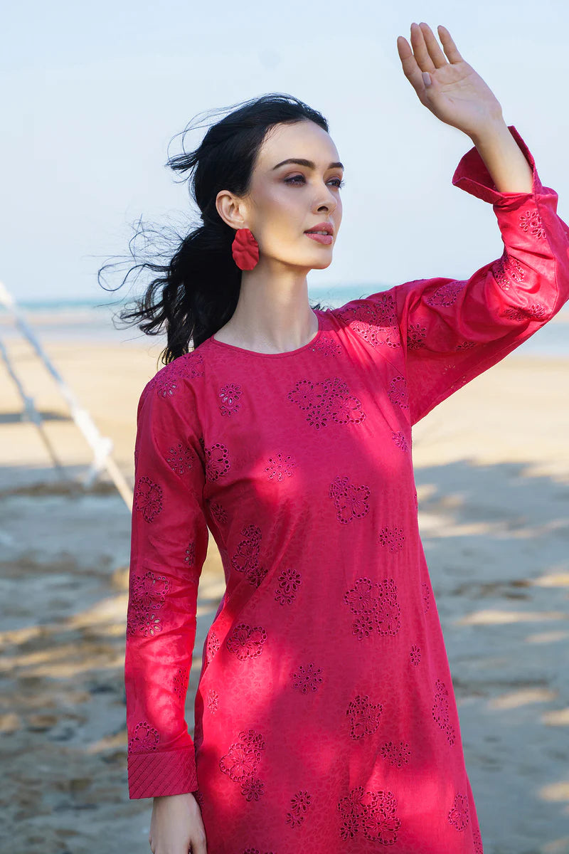 Baroque - Embroidered Jacquard Shirt with Cotton Trousers- BAR-1 - Tarz-e-Mashriq