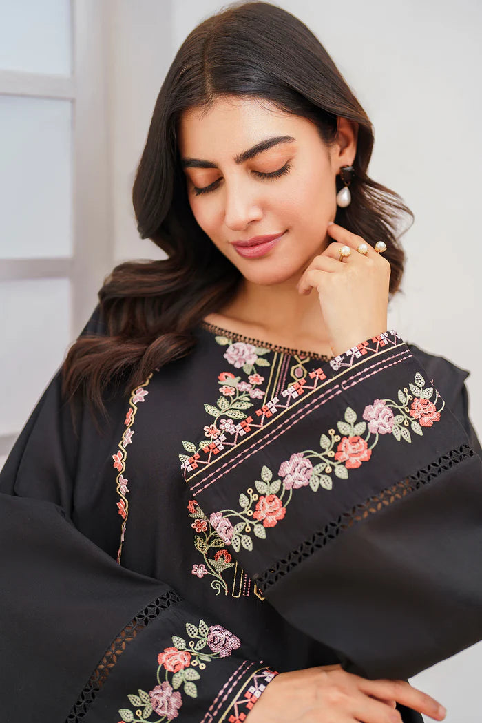 Brand Baroque - Embroidered Lawn Shirt with Cotton Trouser 2-Piece Outfit - BAR-235 - Tarz-e-Mashriq