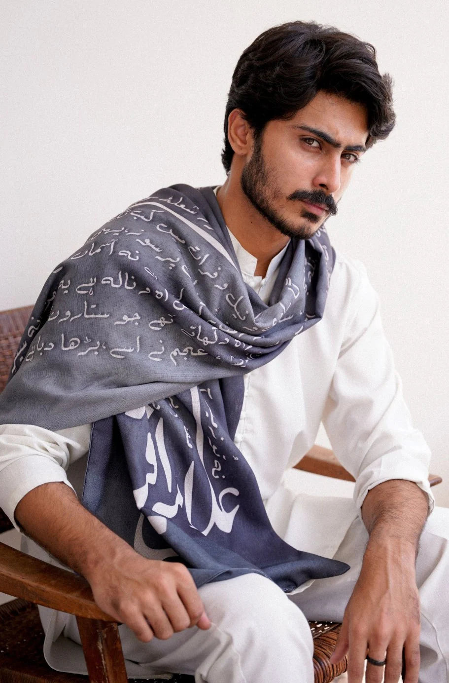 Brand Manto - Karvaan Stole | Men Collection - MTO-170 - Tarz-e-Mashriq