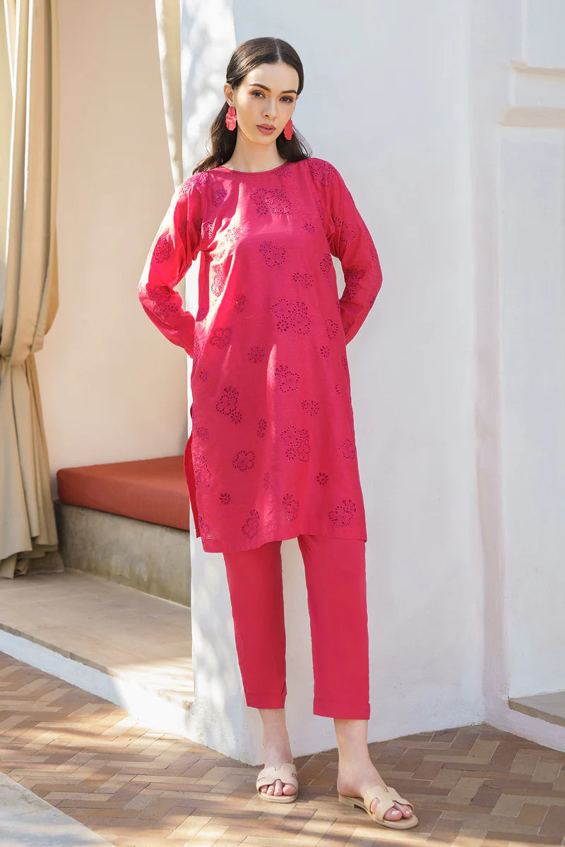 Baroque - Embroidered Jacquard Shirt with Cotton Trousers- BAR-1 - Tarz-e-Mashriq