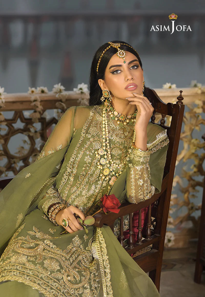 Embroidered Organza 3 PCS - ASJ-22 - Tarz-e-Mashriq