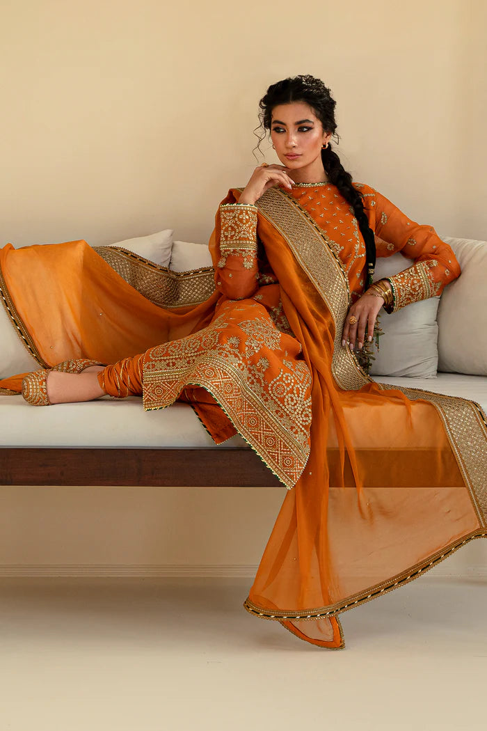 EMBROIDERED CHIFFON - Tarz-e-Mashriq