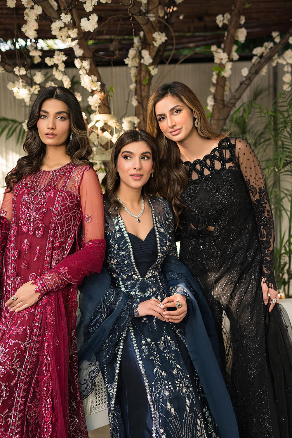 Brand Saira Rizwan - REMY Red Formal Suit - SAR-163 - Tarz-e-Mashriq