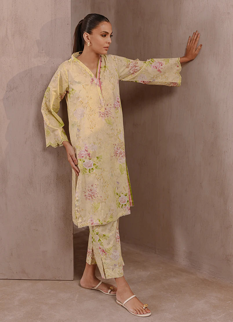 FLORAL PRINTED CO-ORD SET - IMG-62 - Tarz-e-Mashriq