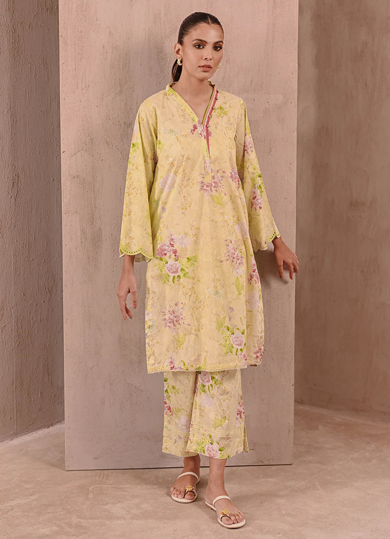 FLORAL PRINTED CO-ORD SET - IMG-62 - Tarz-e-Mashriq