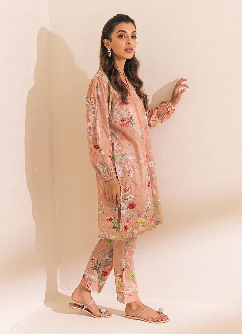 FLORAL PRINTED CO-ORD SET- IMG-71 - Tarz-e-Mashriq