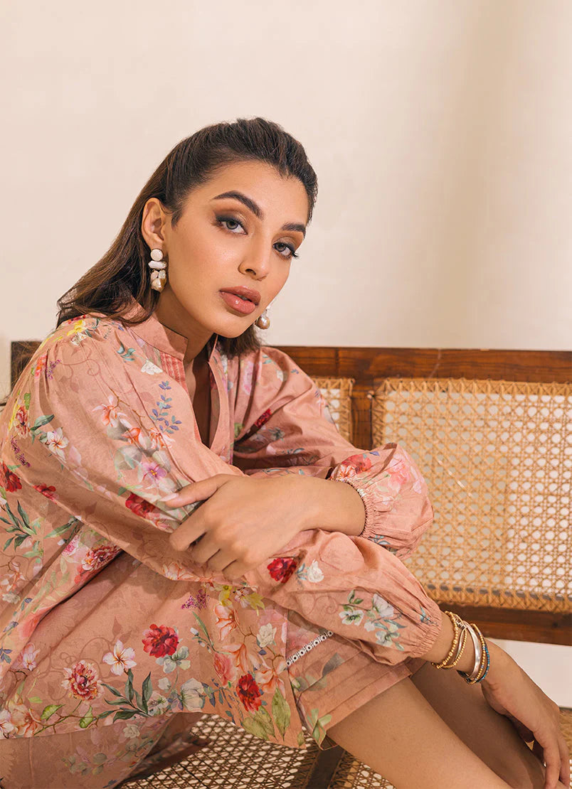 FLORAL PRINTED CO-ORD SET- IMG-71 - Tarz-e-Mashriq