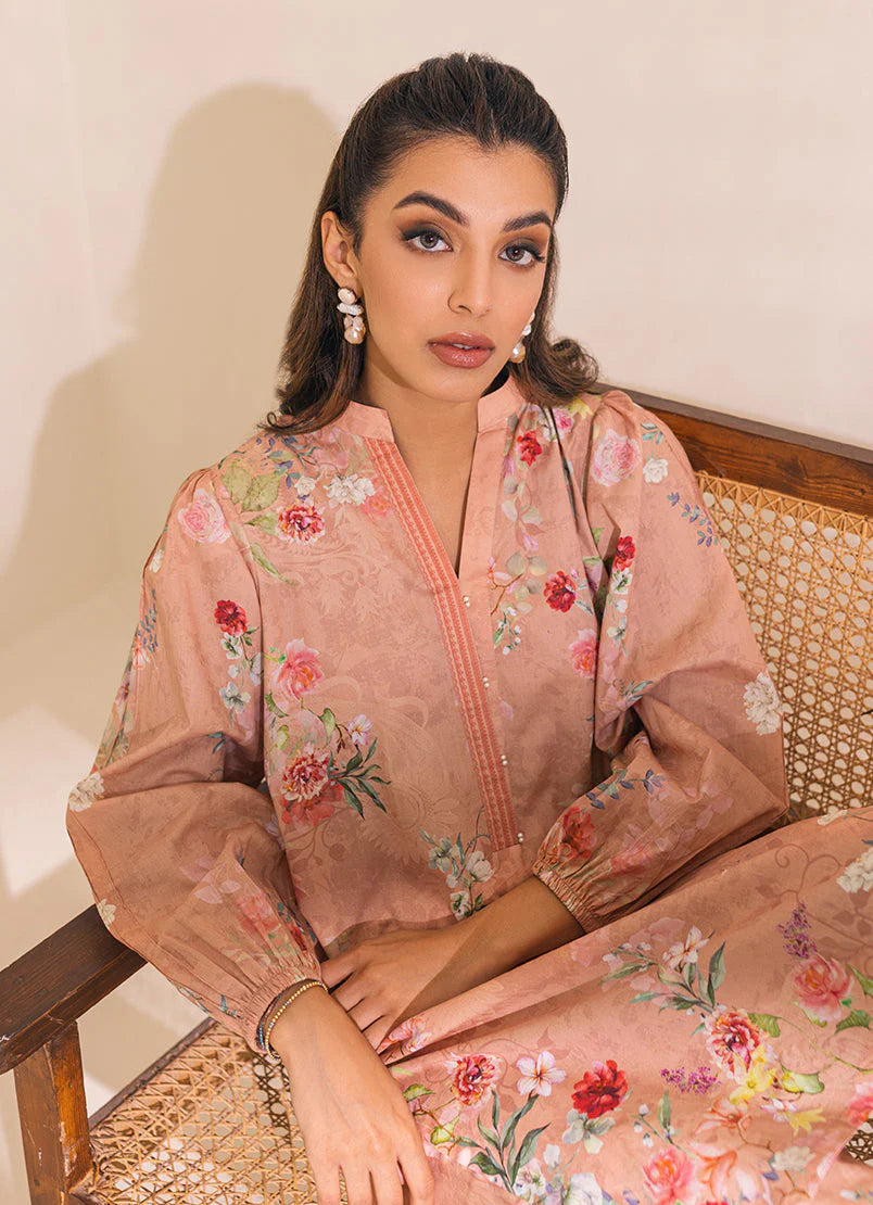 FLORAL PRINTED CO-ORD SET- IMG-71 - Tarz-e-Mashriq
