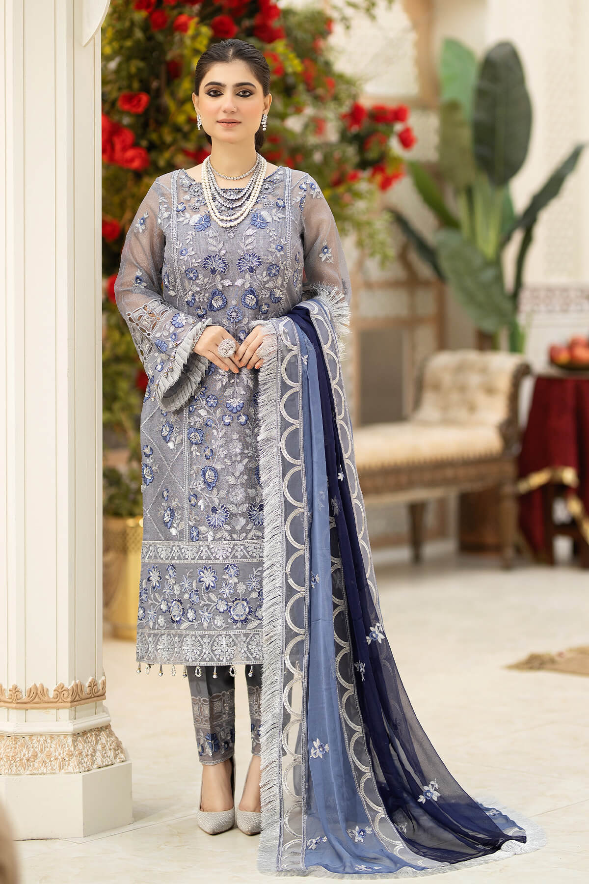 Brand Imrozia - Valerie 3-Piece Formal Suit - IMZ-223 - Tarz-e-Mashriq