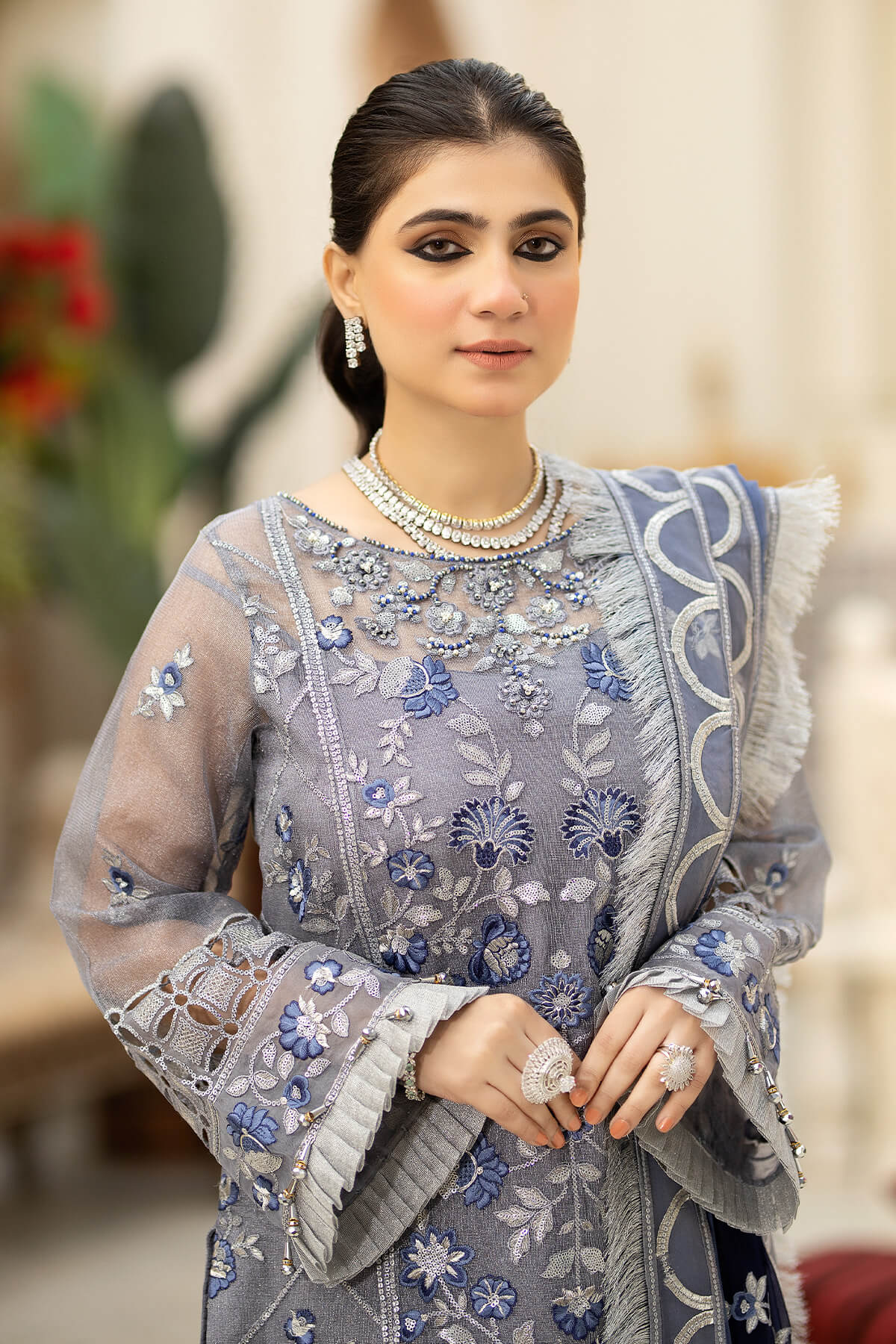 Brand Imrozia - Valerie 3-Piece Formal Suit - IMZ-223 - Tarz-e-Mashriq