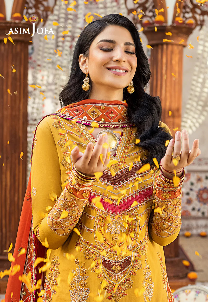 Embroidered Lawn 3 Pcs - ASJ-20 - Tarz-e-Mashriq