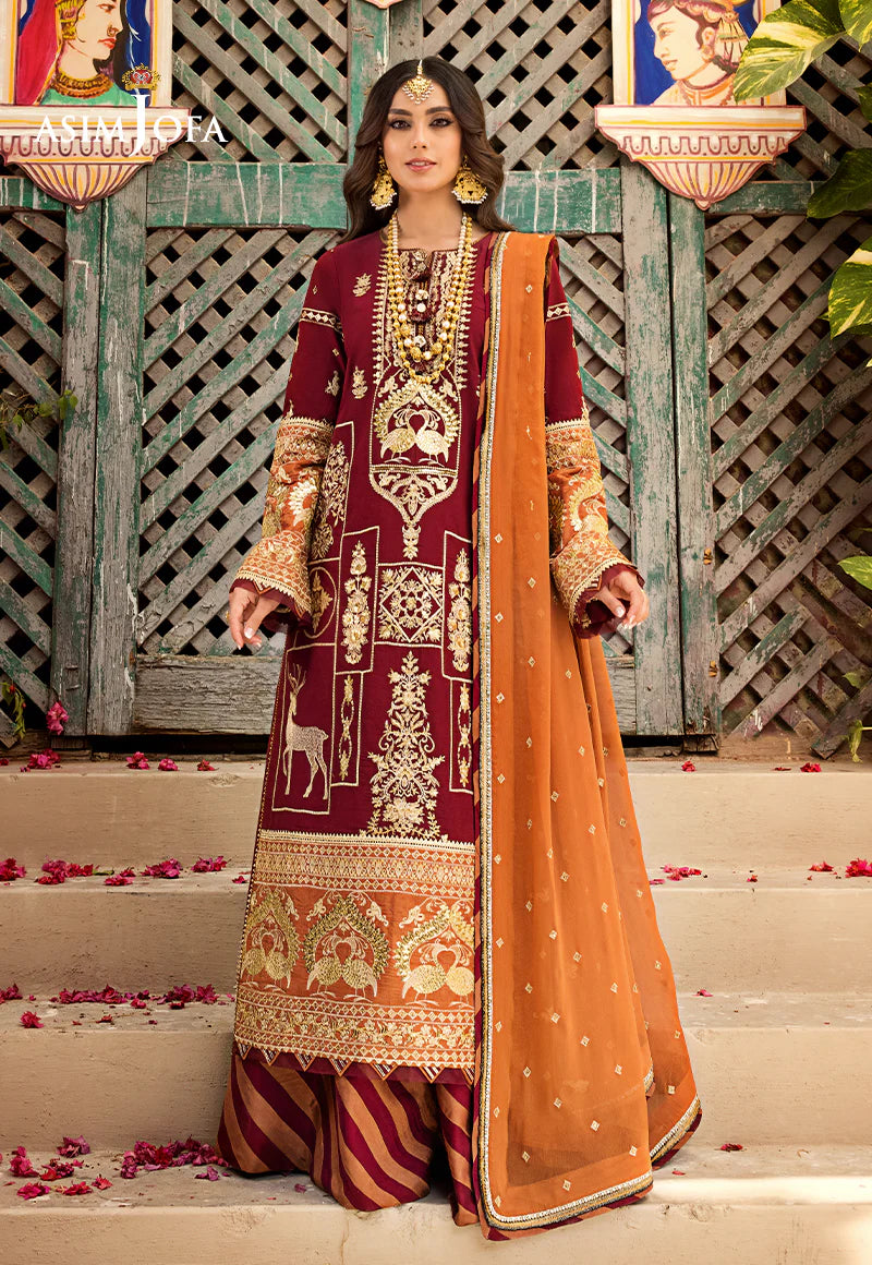 Embroidered Lawn 3 PCS - ASJ-21 - Tarz-e-Mashriq