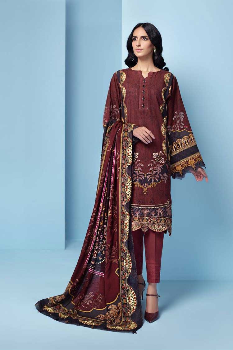 Avena Iris Embroidered Khaddar Collection - Tarz-e-Mashriq