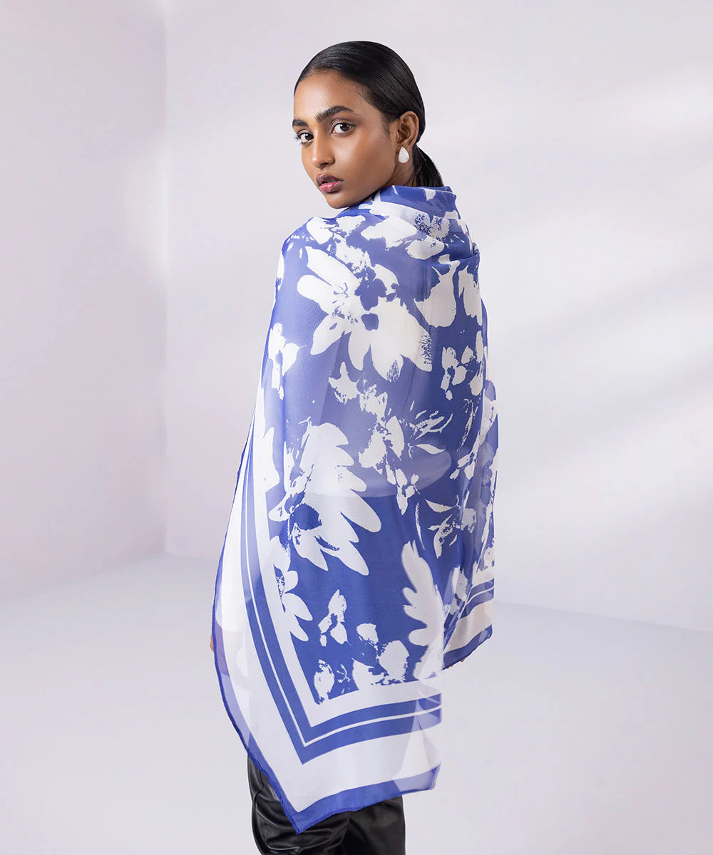 Brand Sapphire Printed Scarf - SAP-139 - Tarz-e-Mashriq