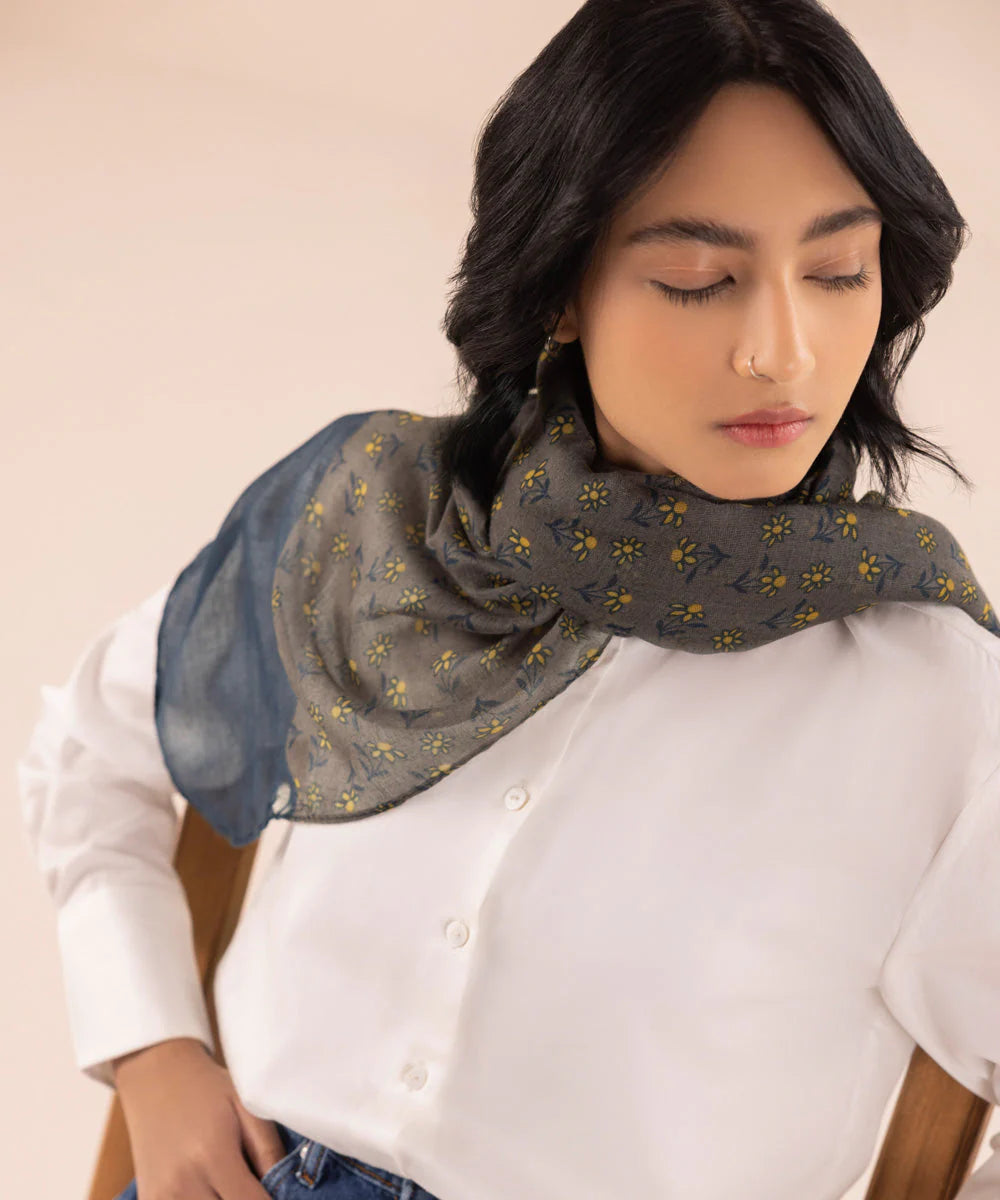 Brand Sapphire - Printed Scarf - SAP-128 - Tarz-e-Mashriq