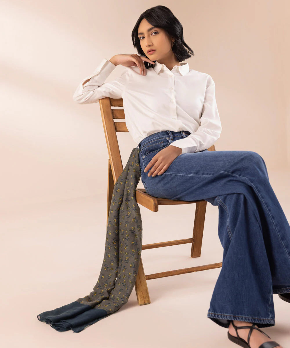 Brand Sapphire - Printed Scarf - SAP-128 - Tarz-e-Mashriq