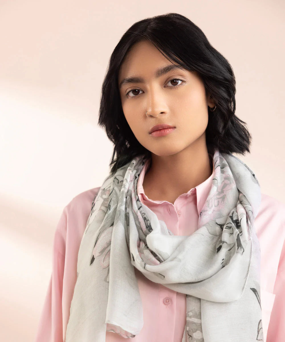 Brand Sapphire - Multi Printed Scarf - SAP-141 - Tarz-e-Mashriq