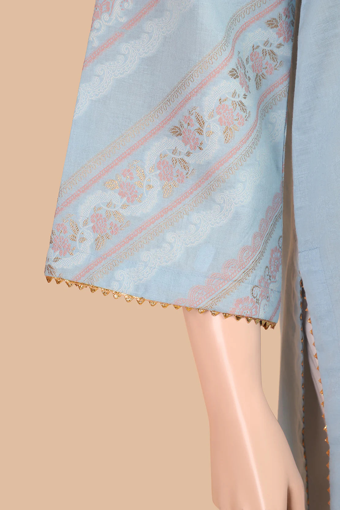 Jacquard Cotton Stitched Shirt - SAY - 54 - Tarz-e-Mashriq