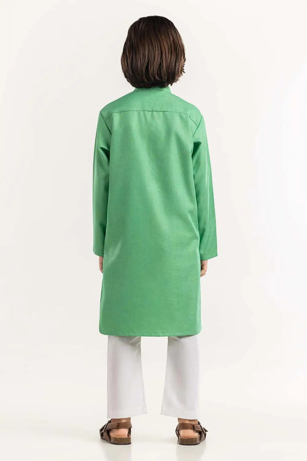 Brand Gulahmed - Green Basic Kurta - GUL-286