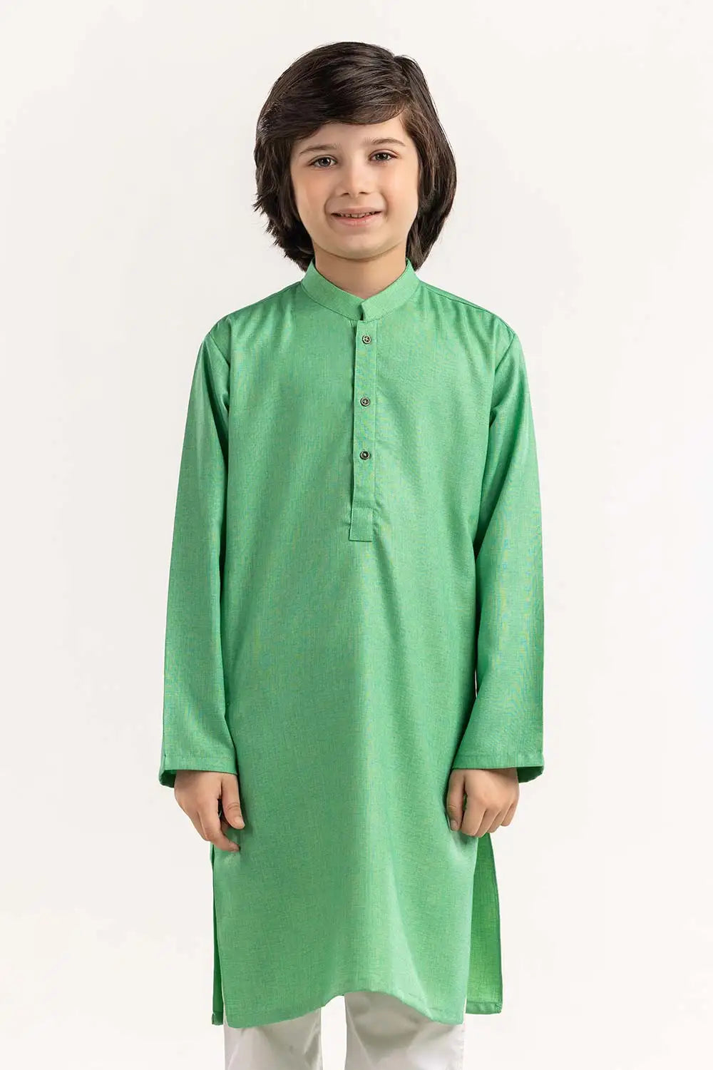 Brand Gulahmed - Green Basic Kurta - GUL-286