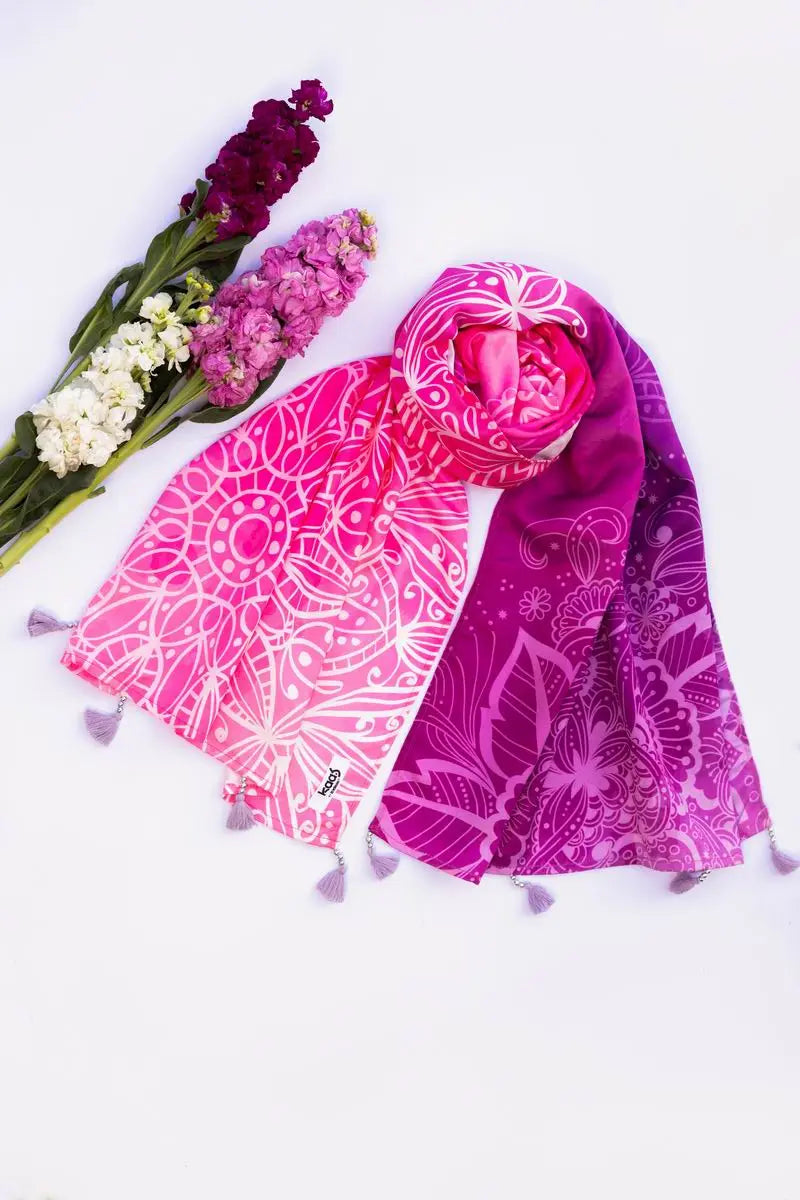 Brand GulAhmed - Odhani Printed Scarf - GUL-159 - Tarz-e-Mashriq