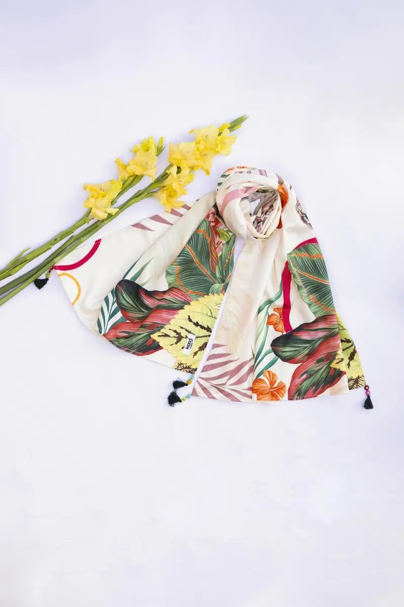 Brand GulAhmed - Odhani Printed Scarf - GUL-153 - Tarz-e-Mashriq