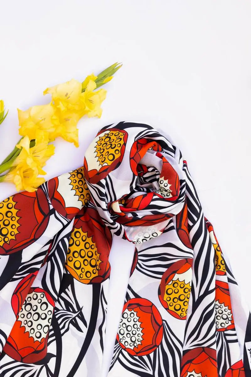 Brand GulAhmed - Odhani Printed Scarf - GUL-149 - Tarz-e-Mashriq