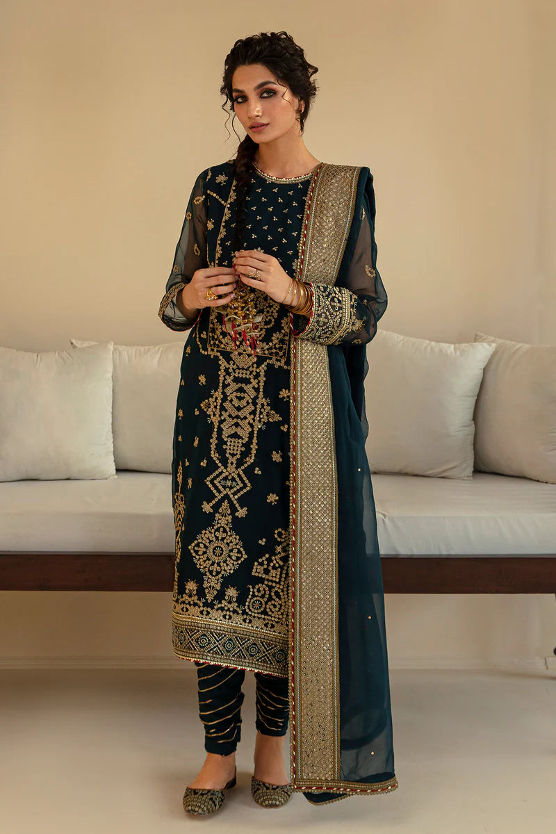 Embroidered Chiffon - Tarz-e-Mashriq