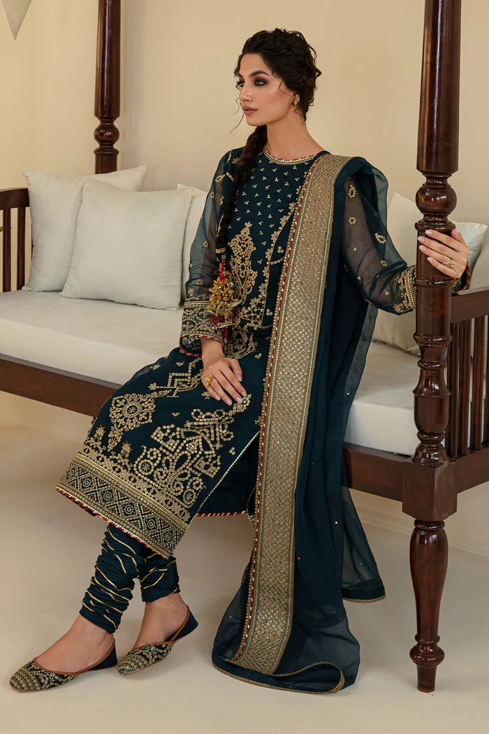 Embroidered Chiffon - Tarz-e-Mashriq