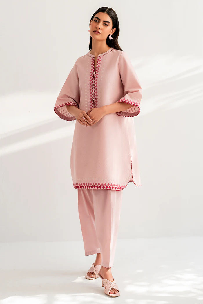 Brand Jazmin - Embroidered Dobby Lawn 2PC - JZM-274