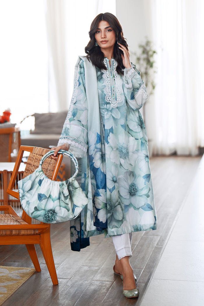BAROQUE EMBROIDERED PRINTED LAWN BAR-426
