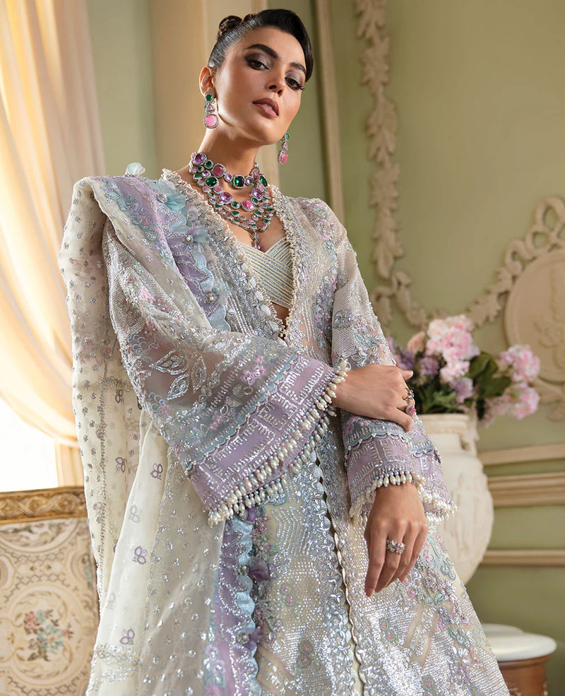 Glistening Silver Tilla - REP-108 - Tarz-e-Mashriq