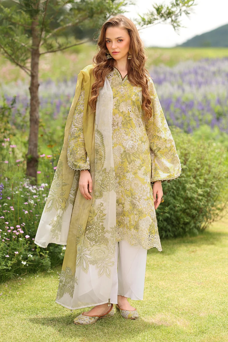EMBROIDERED PRINTED LAWN