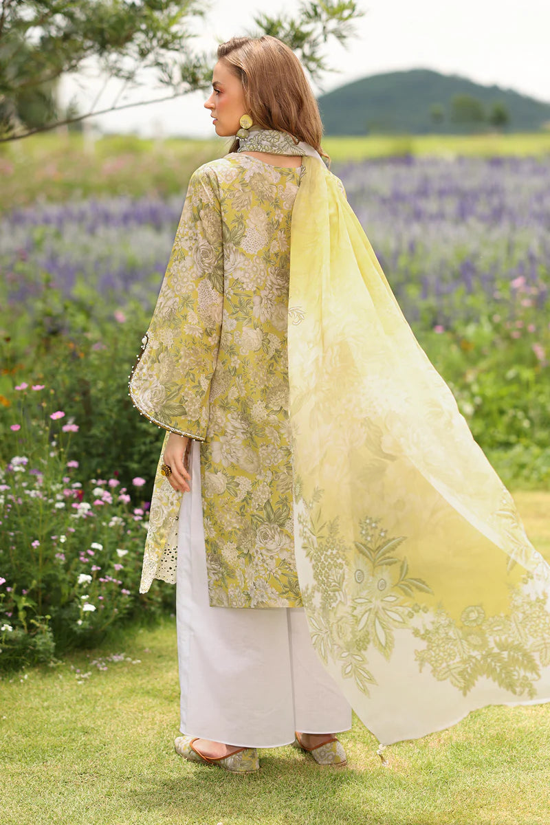 EMBROIDERED PRINTED LAWN