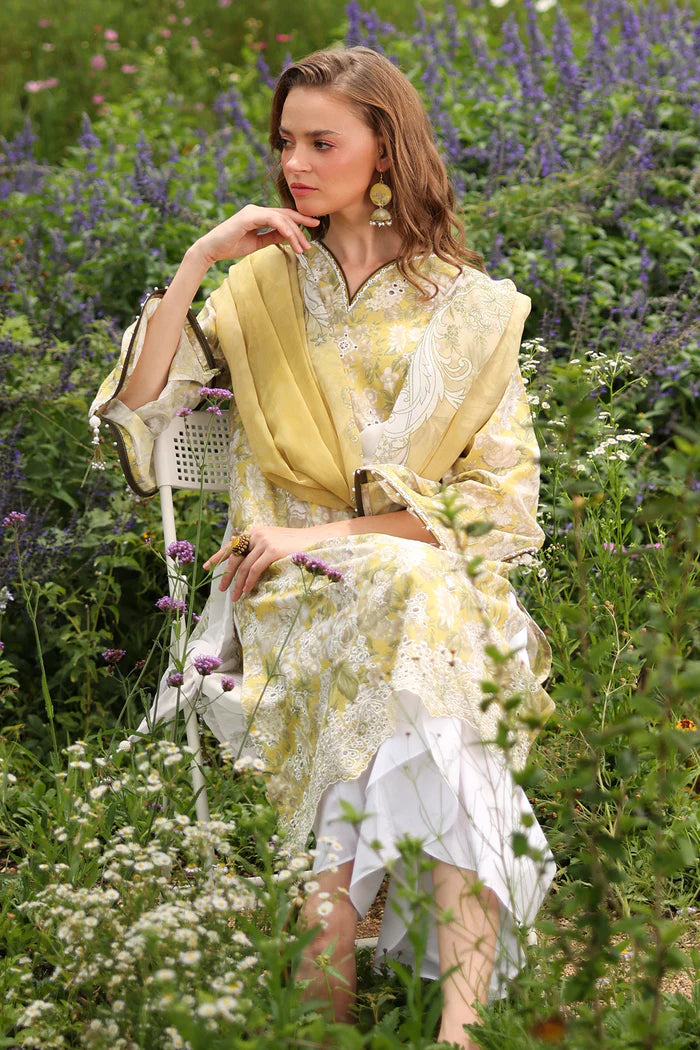 EMBROIDERED PRINTED LAWN