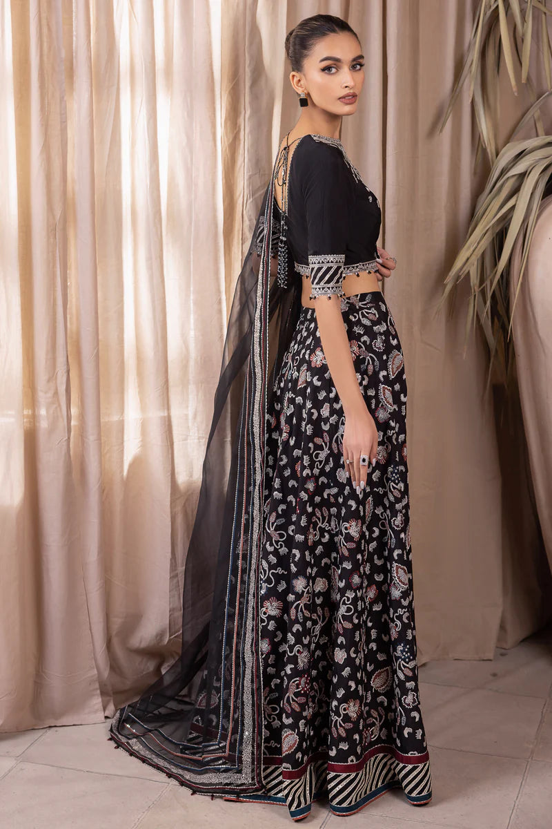 Brand Jazmin Embroidered Raw Silk 3 Pieces - JZ-179 - Tarz-e-Mashriq