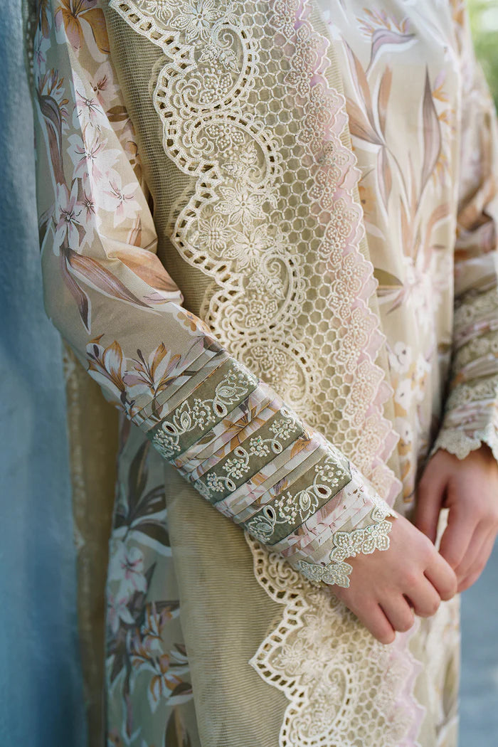 Baroque - Embroidered Digital Printed Lawn Suit - BAR-2 - Tarz-e-Mashriq
