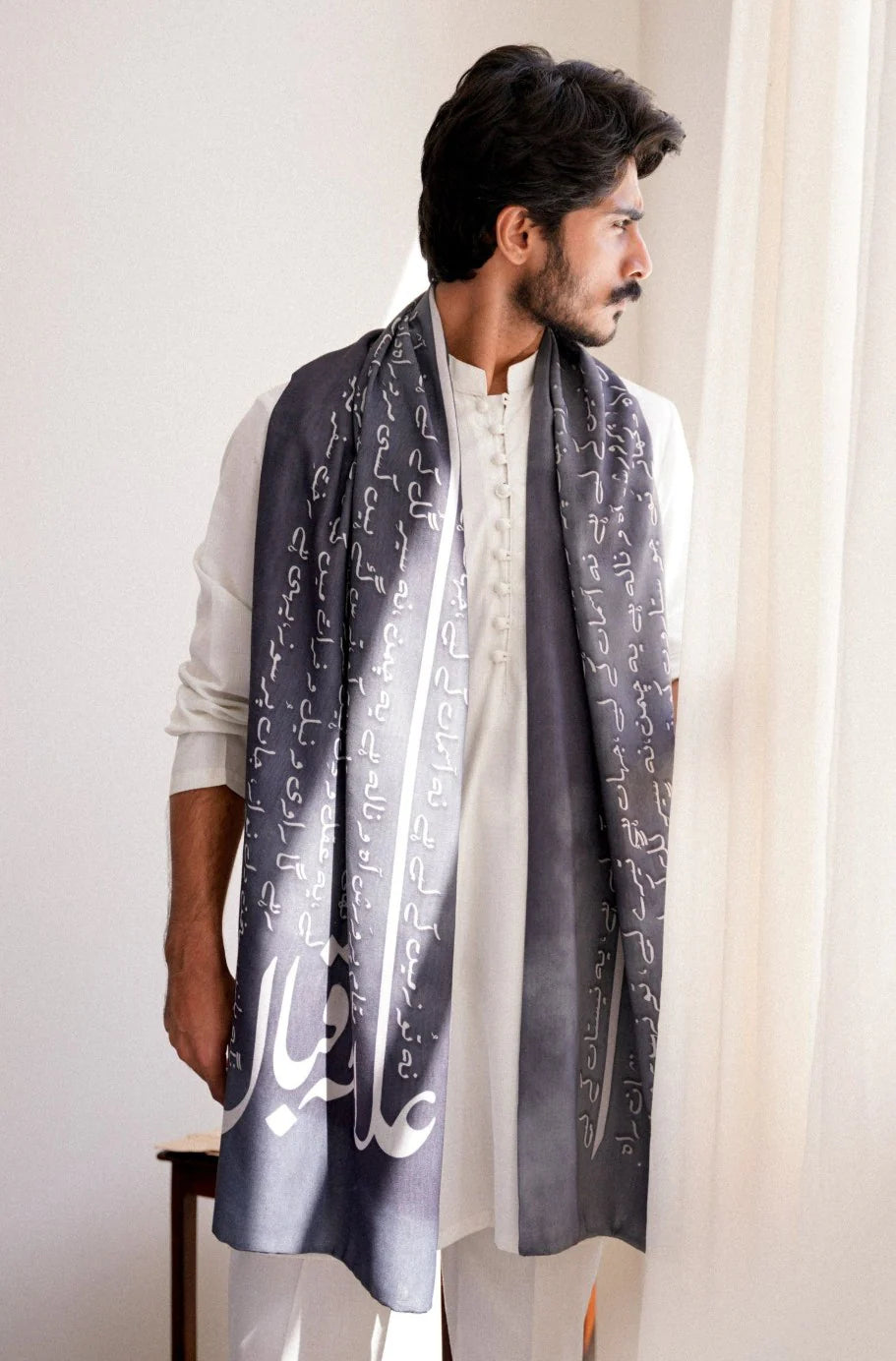 Brand Manto - Karvaan Stole | Men Collection - MTO-170 - Tarz-e-Mashriq