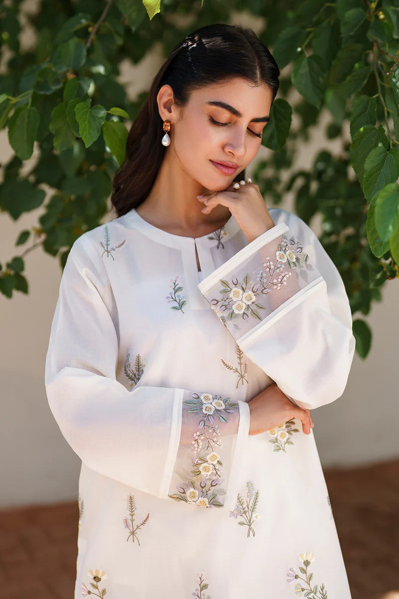 Brand Baroque - Embroidered Lawn 2-Piece Outfit with Cotton Shalwar - BAR-234 - Tarz-e-Mashriq