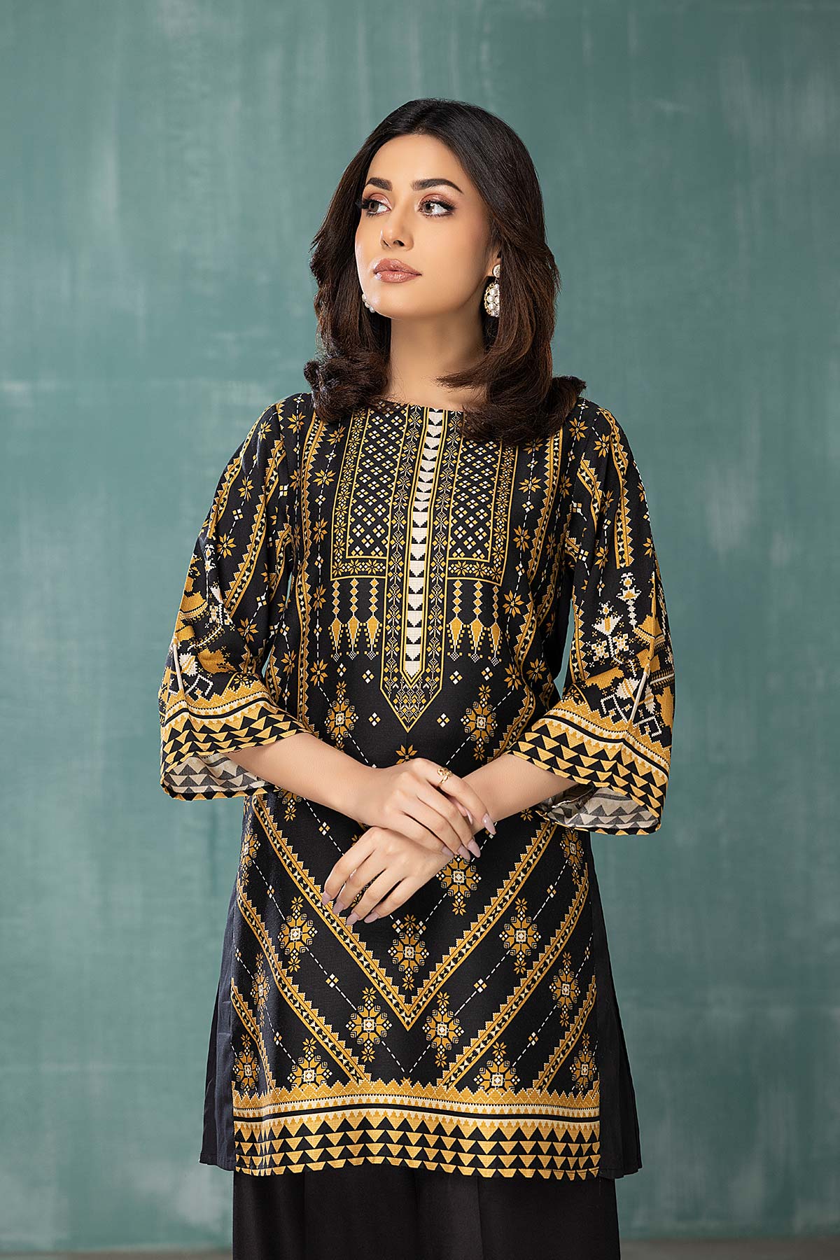 Brand Charizma - 1-PC Kotail Printed Shirt - CHM-189 - Tarz-e-Mashriq
