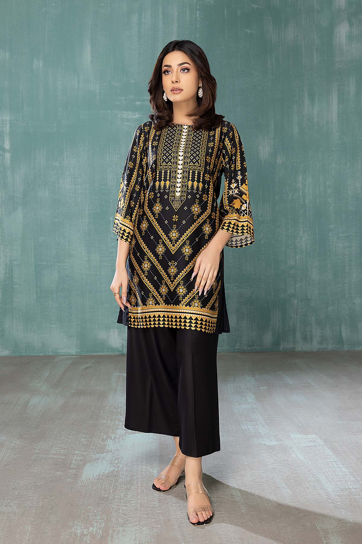 Brand Charizma - 1-PC Kotail Printed Shirt - CHM-189 - Tarz-e-Mashriq