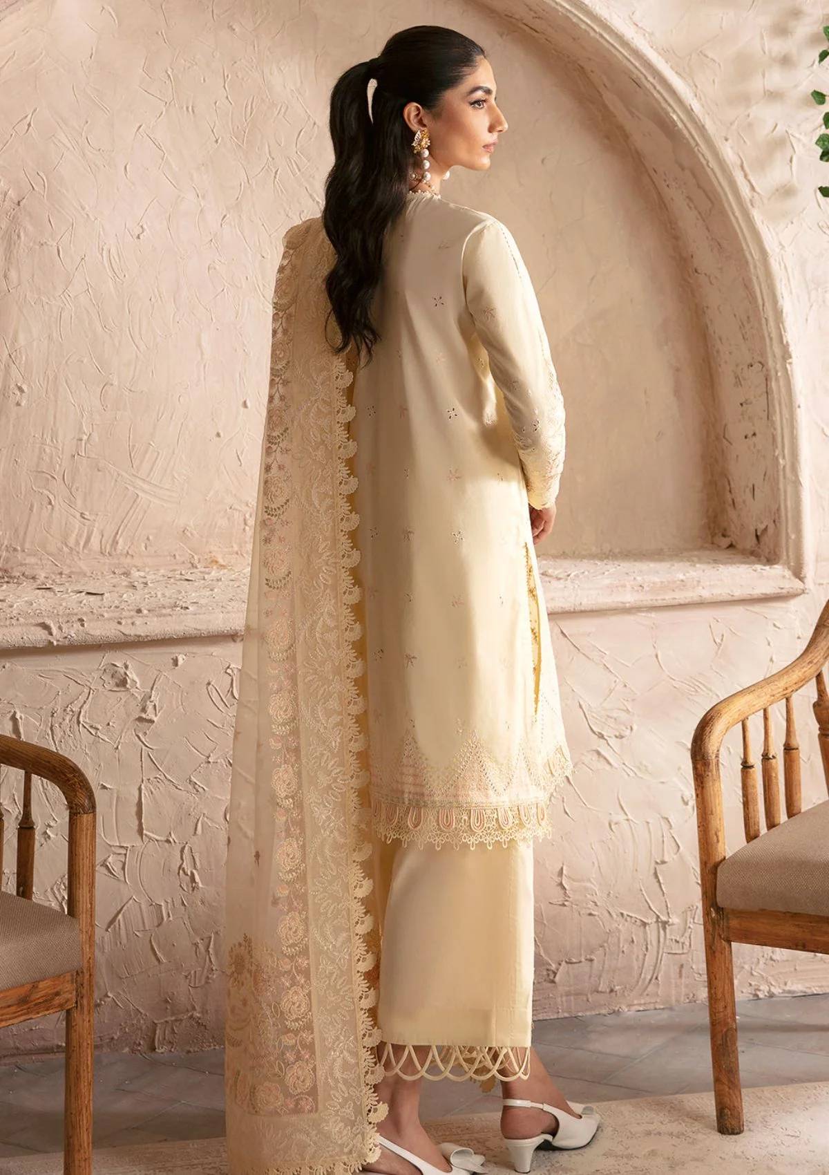 Afrozeh - Embroidered Lawn Kurta Set - AFZ-344