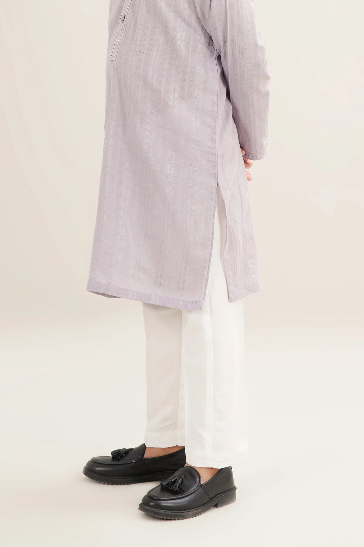 Brand HopeNotOut - Boys White Cotton Trouser - HNO-230 - Tarz-e-Mashriq