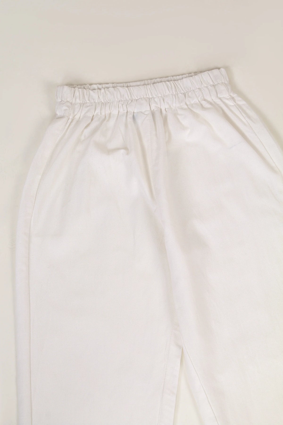 Brand HopeNotOut - Boys White Cotton Trouser - HNO-230 - Tarz-e-Mashriq