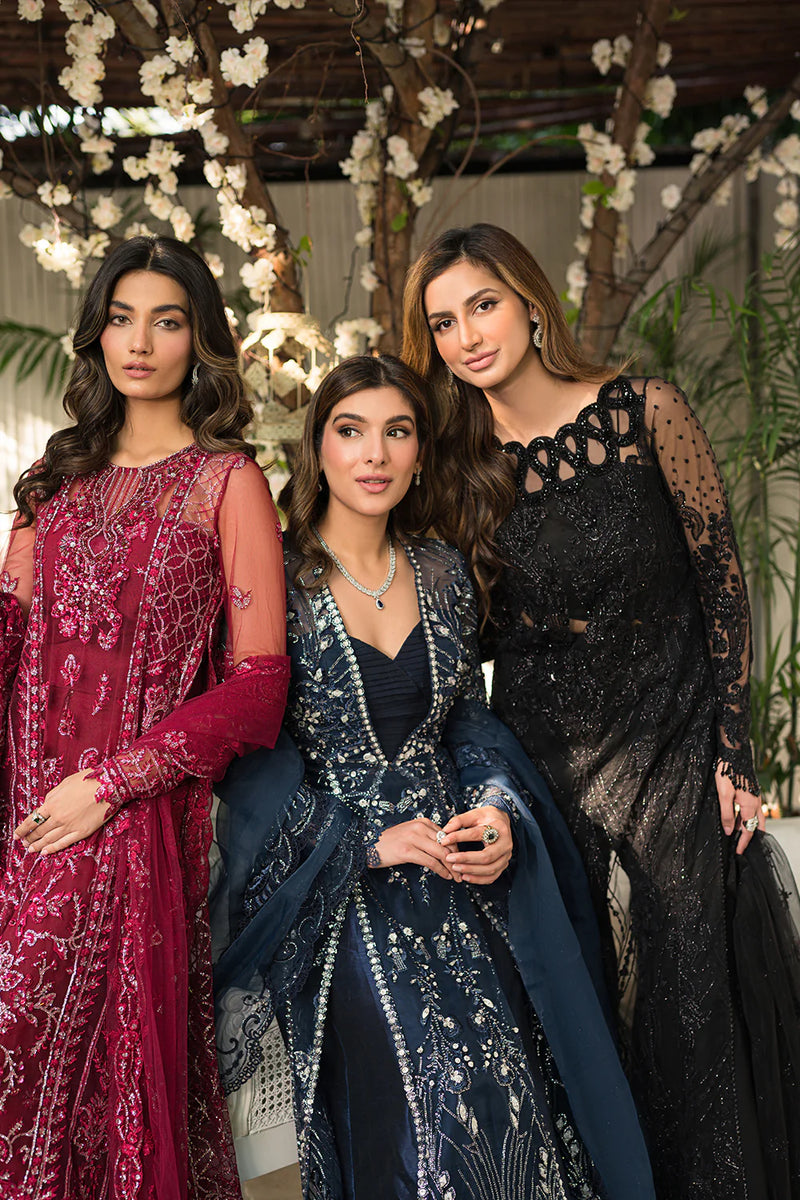 Brand Saira Rizwan - REMY Red Formal Suit - SAR-163 - Tarz-e-Mashriq